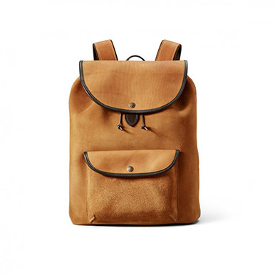 Filson Rugged Suede Backpack SaddleBrwn FCO021422 FIL70435-SaddleBrwn in Saddle Brown - Filson