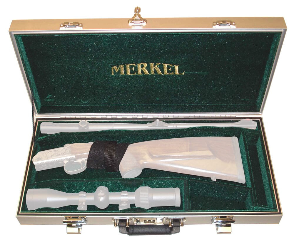 Americase for Merkel K3 Stutzen with optic in Brown - Merkel