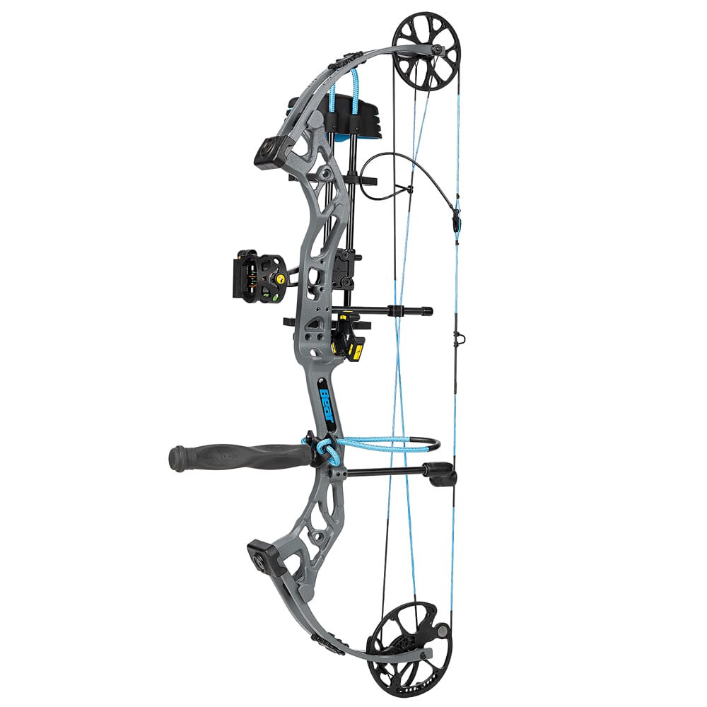 Bear Archery Prowess RTH Grey/Electric Blue Bow AV84B11175R in Gray - Bear Archery