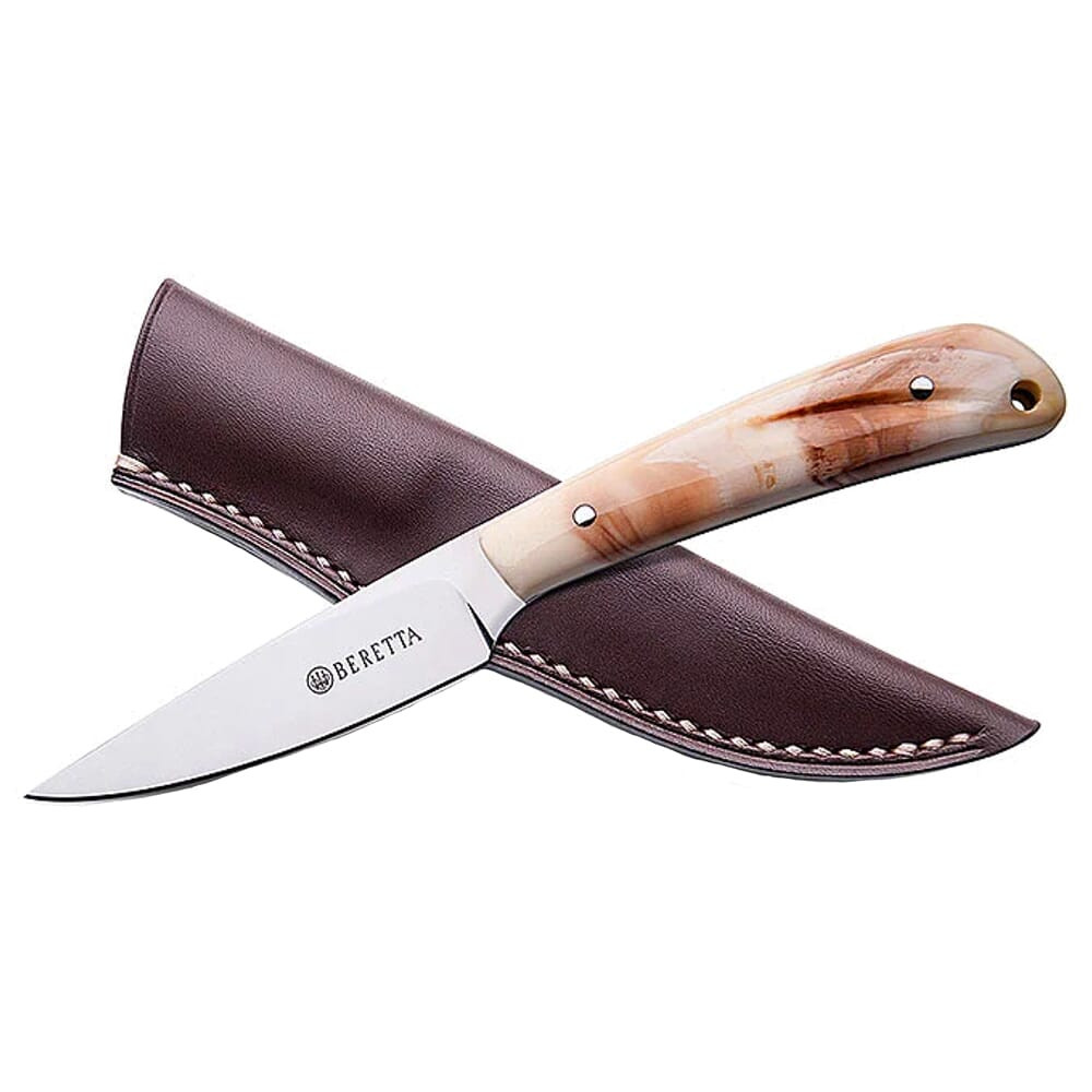Beretta Everyday Carry/Bird & Trout Fixed Knife w/Warthog Tusk Handle BER0201 - Beretta
