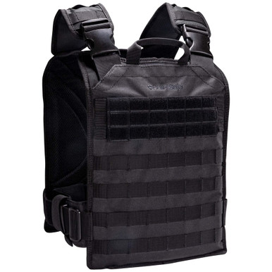 BulletSafe Black Tactical Plate Carrier BS54004B - BulletSafe