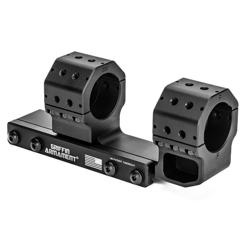 Griffin Armament 34mm Cantilever GPM 1.335" Height 15MOA Scope Mount GSMC1.335H34MM - Griffin Armament