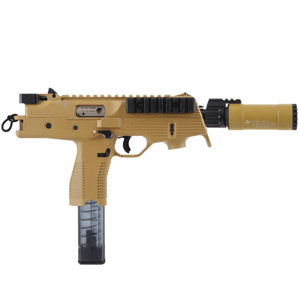 B&T TP9-N 9mm 5.1" Bbl RAL8000 Pistol w/Suppressor (NFA) BT-30105-N-RAL-KIT - B&T