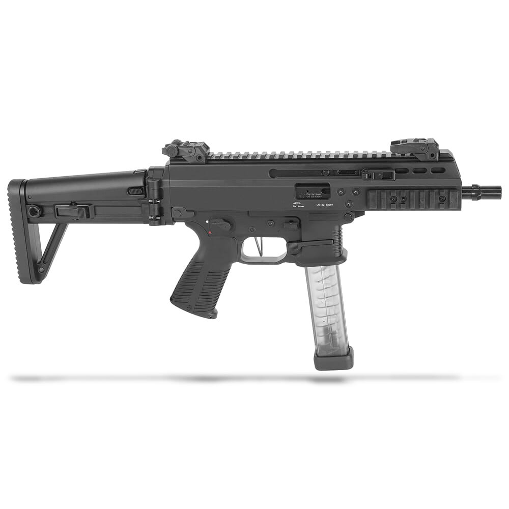 B&T APC9 PRO 9mm 6.7" Bbl Limited Edition Short Barreled Rifle w/Elftmann Trigger, 1/2"x28 TPI Tri-Lug, & MBT Tele-Folding Stock (NFA) BT-36039-LTD - B&T