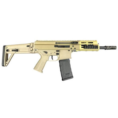 B&T APC300 .300 BLK 8.7" Short Barrel Coyote Tan Rifle w/Adjustable MBT Stock (NFA) BT-361660-SBR-CT-MBT - B&T