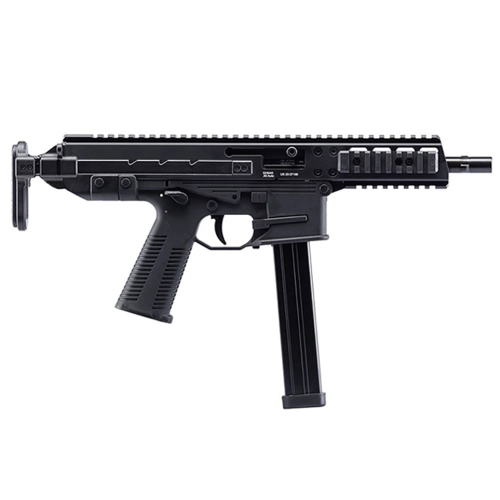 B&T GHM45 .45 ACP Black Short Barrel Rifle w/Telestock (NFA) BT-450004-SBR-TS - B&T