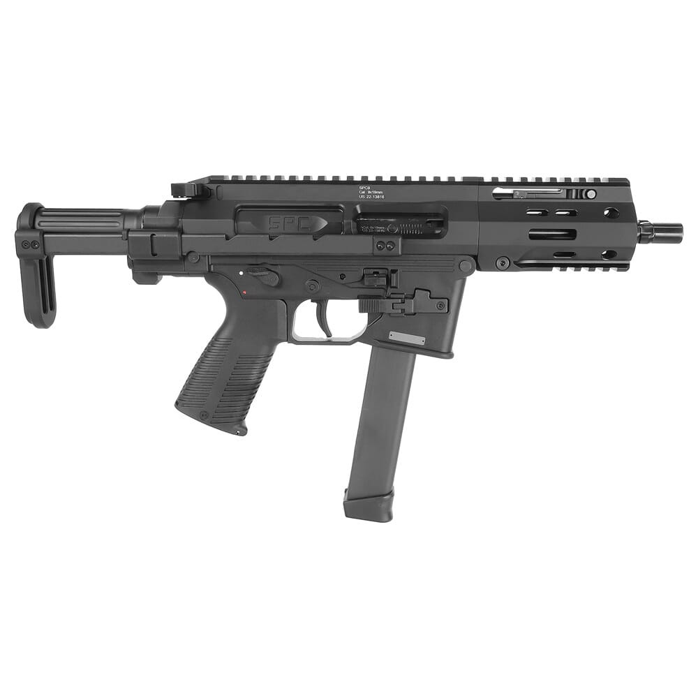 B&T SPC9-G 9mm 6.5"Bbl PDW Short Barreled Rifle w/Telescopic Stock & Glock Lower (NFA) BT-500003-PDW-SBR-G-TS-US - B&T