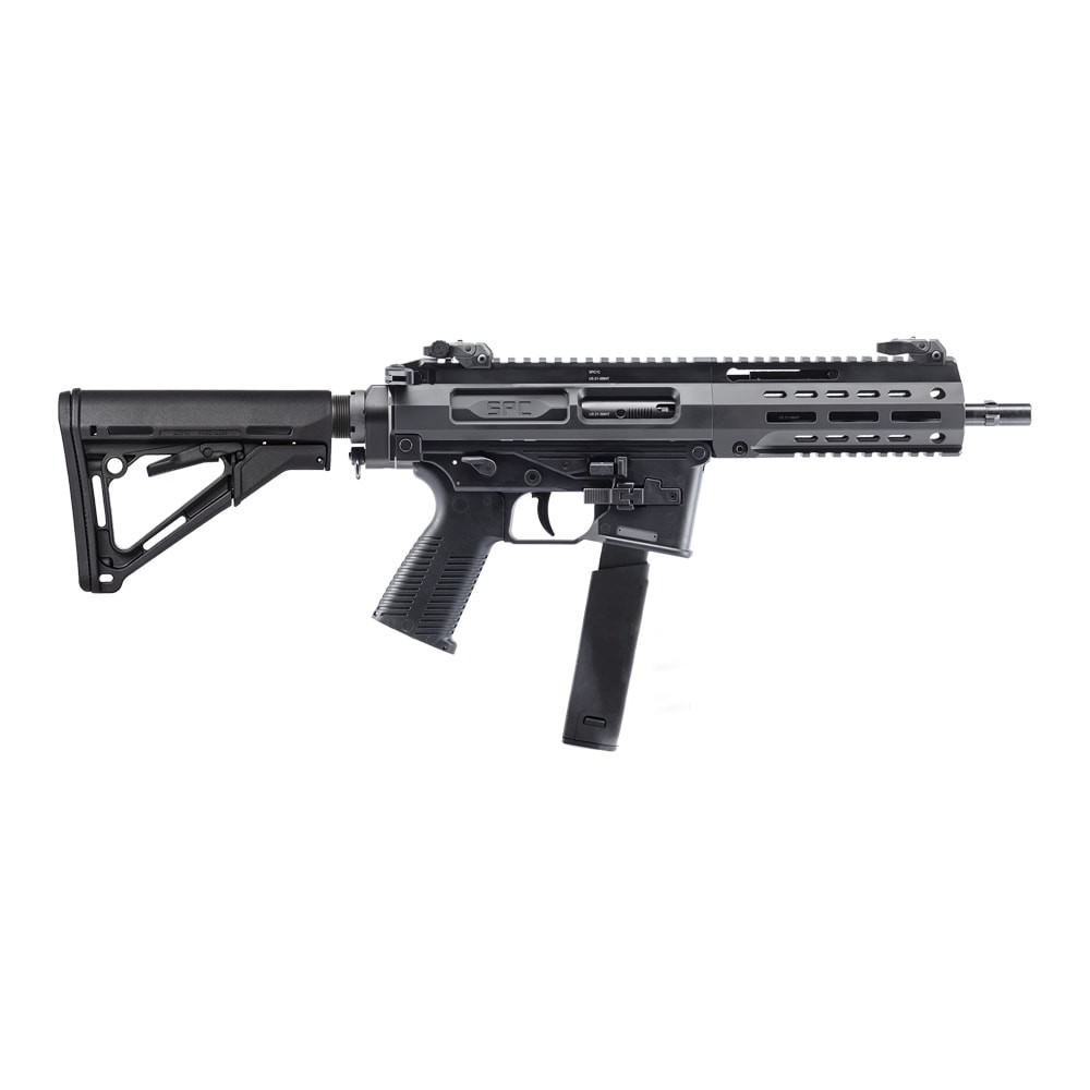 B&T SPC10 10mm Auto Black Short Barrel Rifle w/Retractable Stock (NFA) BT-500167-RS - B&T