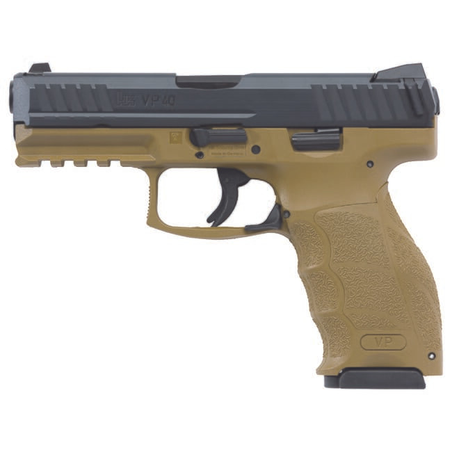 Heckler & Koch Heckler Koch VP40 .40 S&W FDE Pistol 700040FDELE-A5 - Heckler & Koch