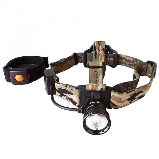 Night Eyes LLC Night Eyes Red Wireless Remote Single Beam Headlamp Kit HL09-R - Night Eyes LLC
