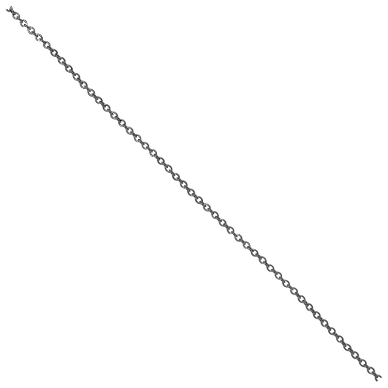 Alex Sepkus 18k & PVD 1.9mm 18" Matte Black Stainless Steel Chain CH-1.9MATTEBLK - Alex Sepkus