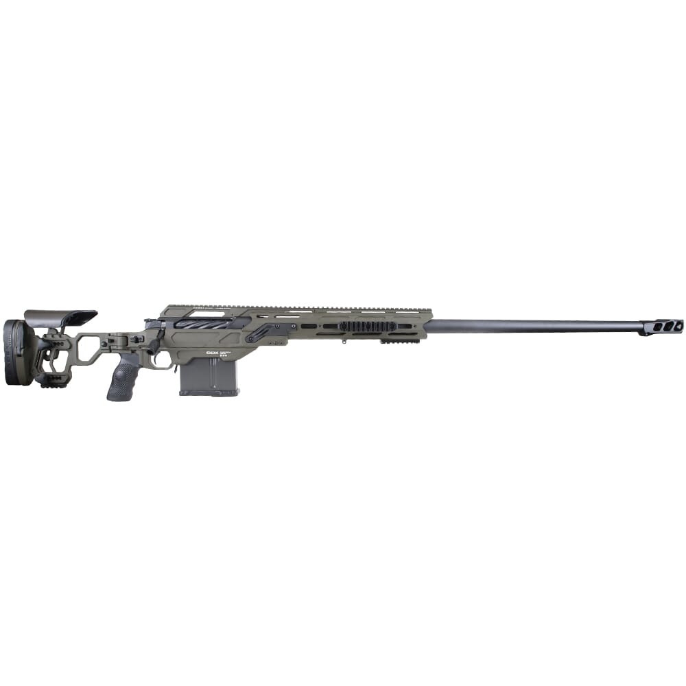 Cadex Defense Shadow Defense .375 CheyTac 36" 1:7" 7/8"-24 TPI Bbl Hybrid OD Green-Black (HOD) Rifle w/MX1 Muzzle Brake, 40MOA Top Rail & Type A Tacti - Cadex Defense