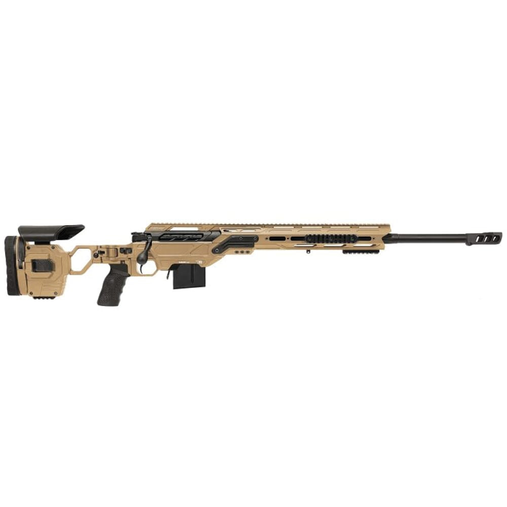 Cadex Defense Kraken Multi-Caliber Rifle, .338 Lapua, 27" Barrel, Includes Muzzle Brake, Color: Hybrid Tan/Black CDXMC-KRKN-338-27-BR20-A2D3N-HTB - Cadex Defense