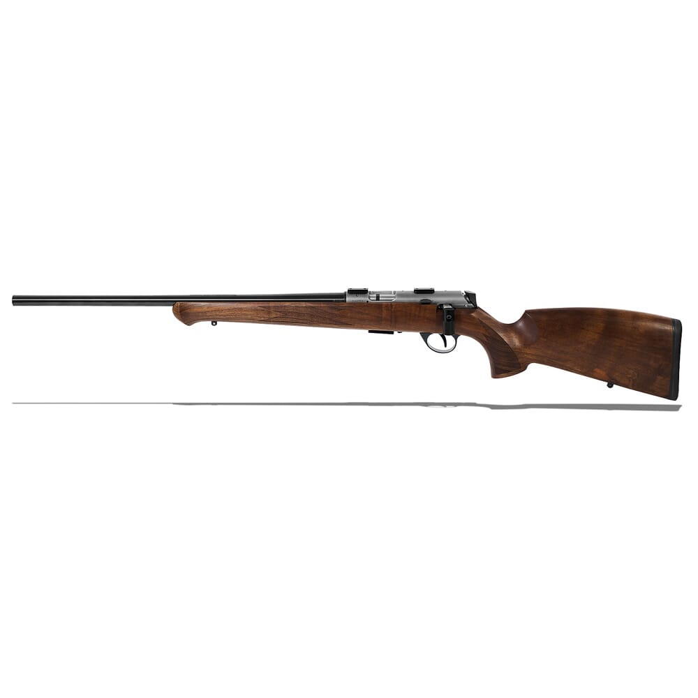 Anschutz 1727L F .17 HMR Walnut German 22" Bbl LH Rifle w/5020 2-Stage Trigger 013666 - Anschutz