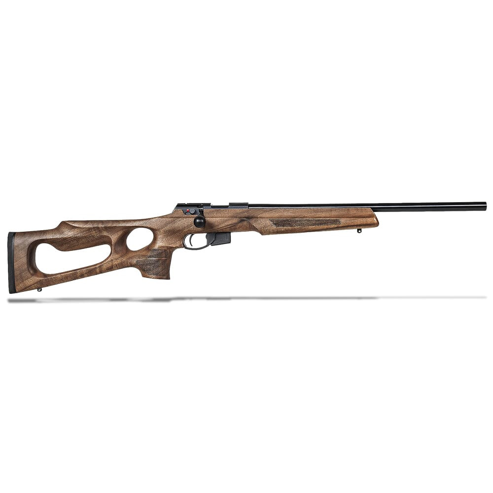Anschutz 1761 D HB .17 HMR Walnut Thumbhole 20" Bbl Rifle w/Single-Stage Trigger 015128 - Anschutz