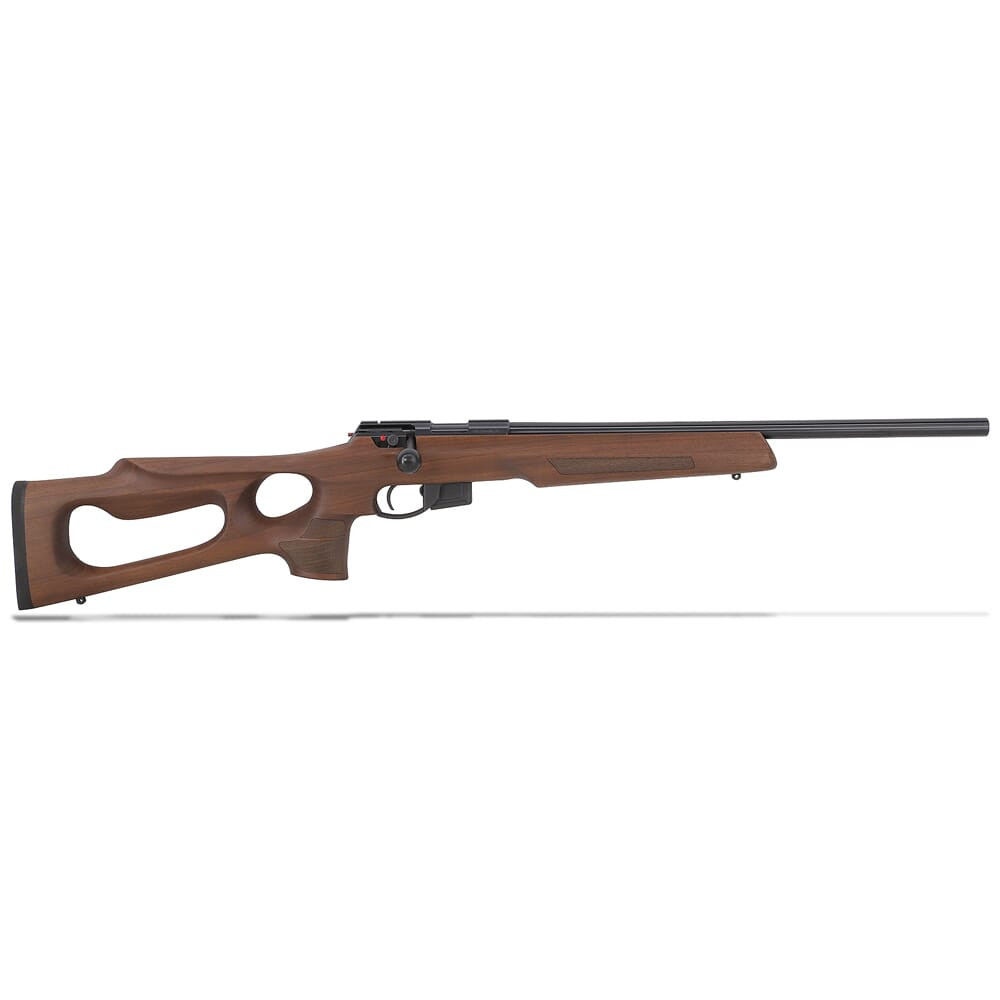 Anschutz 1761 D HB .17 HMR Walnut Thumbhole 20" LS TH Bbl Rifle w/Single-Stage Light Trigger 015618 - Anschutz
