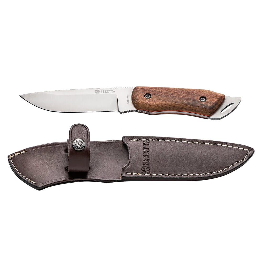 Beretta Roan 4.7" Fixed Blade Knife w/Walnut Handle CO191A273508B4 - Beretta