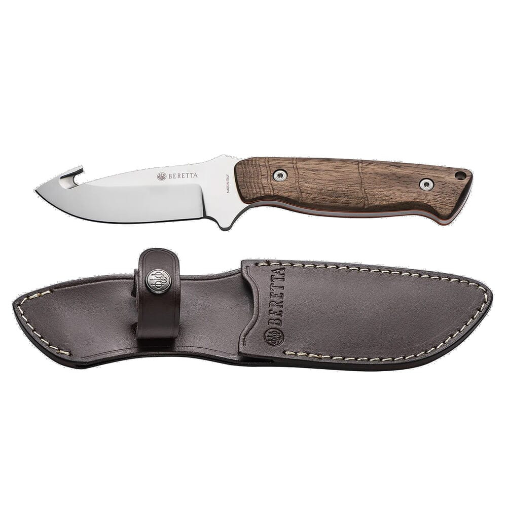 Beretta Chamois 4.3" Fixed Blade Knife w/Walnut Handle CO231A273508B4 - Beretta