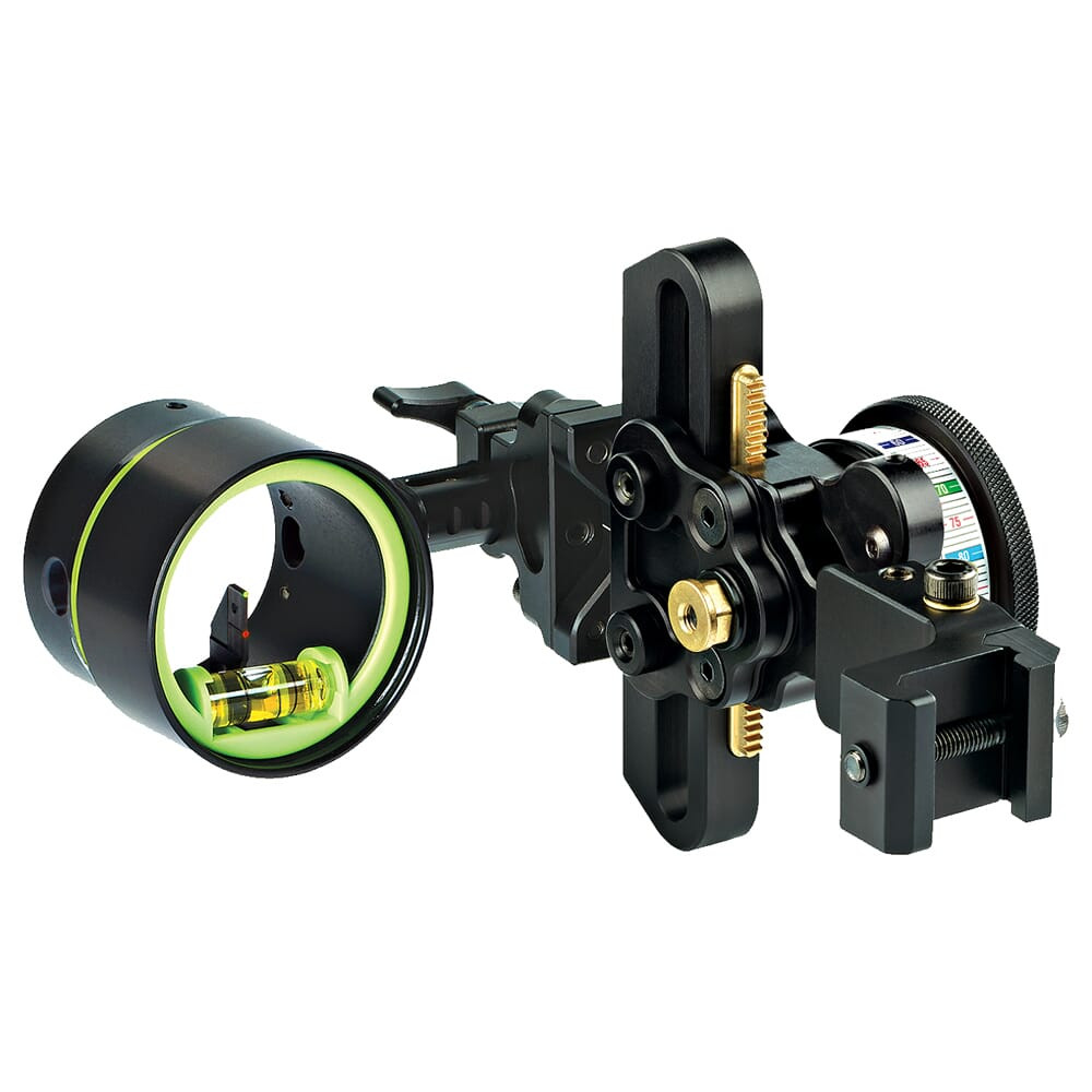 HHA Sports HHA Tetra Max Hoyt Edition RYZ 2510 w/.010 2-pin 1-5/8" Scope Green Top Pin & Red 2nd Pin HYT-RYZMX-2510-GRED - HHA Sports