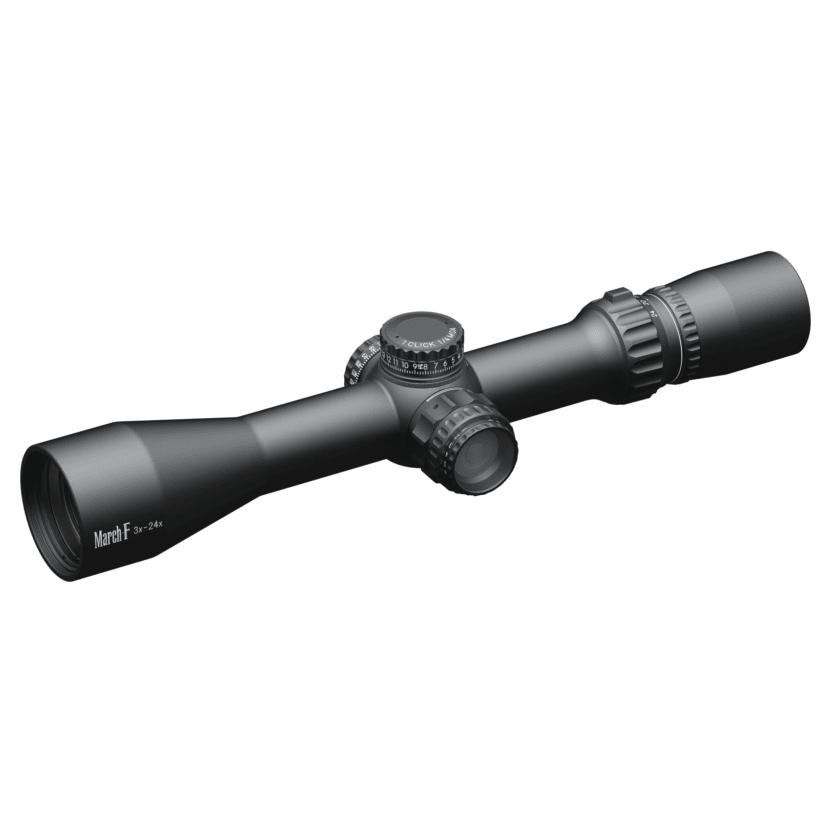March Scopes March F 3-24x42mm FFP FMA-1 Reticle 1/4MOA 6Level Illum Riflescope D24V42FIMAN-FMA-1