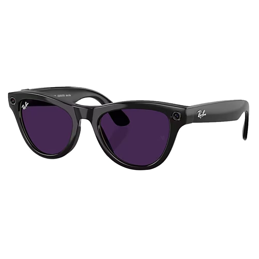 Ray-Ban Meta Skyler Shiny Black Transitions Amethyst 0RW4010-601/CH - Ray-Ban