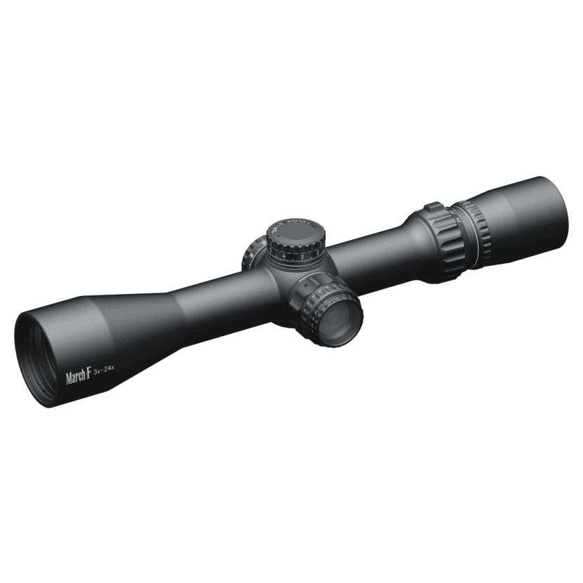 March Scopes March F 3-24x42mm FFP FML-T1 Reticle 0.1MIL 6Level Illum Riflescope D24V42FIMLN-FML-T1 - March Scopes