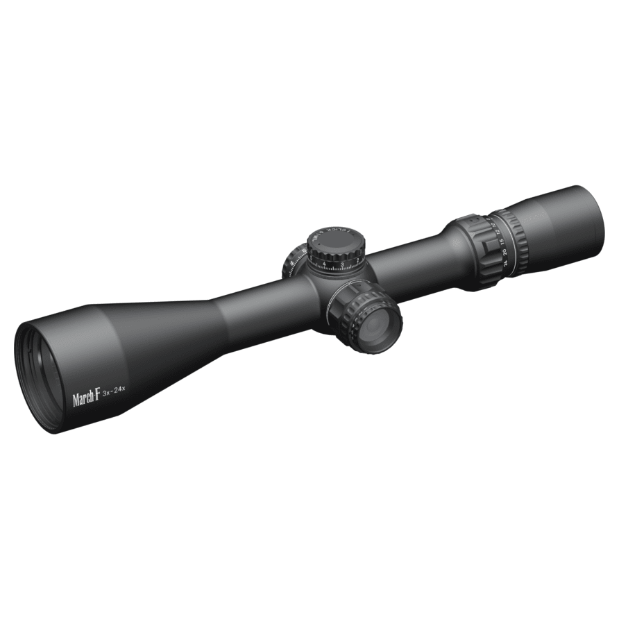 March Scopes March F 3-24x52mm FFP FML-1 Reticle 0.1MIL 6Level Illum Riflescope D24V52FIMLN-FML-1