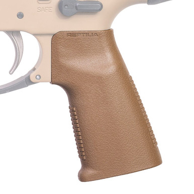 Reptilia CQG SANS "BEAVER TAIL" Field Drab Pistol Grip 100-180 - Reptilia