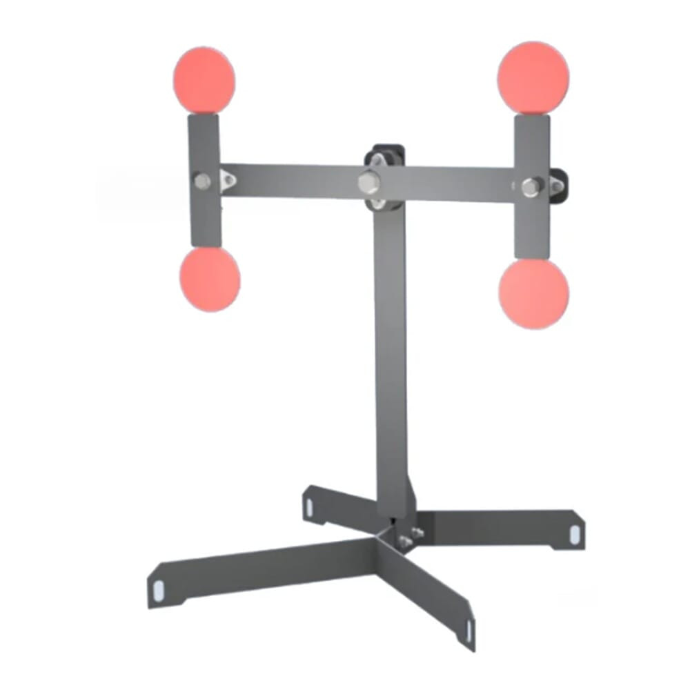 Precision Targets Double Trouble 3/8" 4-Plate Double Revolving Plate Rack DT-3-8-4PDRPR - Precision Targets