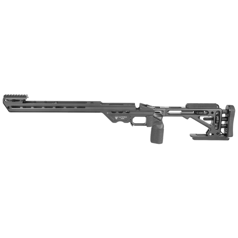 Masterpiece Arms Remington LA LH Black BA Enhanced Sniper Rifle Chassis ESRCHASSISREMLA-BLK-LH-21 - Masterpiece Arms