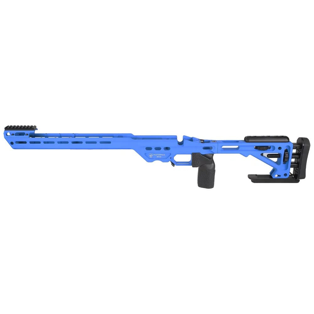 Masterpiece Arms Remington LA LH NRA Blue BA Enhanced Sniper Rifle Chassis ESRCHASSISREMLA-BLU-LH-21 - Masterpiece Arms