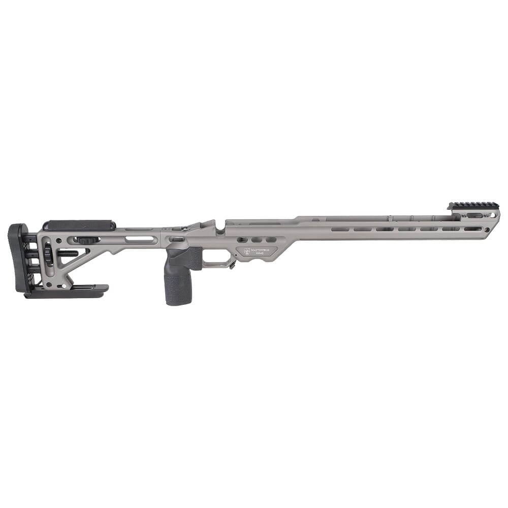 Masterpiece Arms Remington LA RH Gunmetal BA Enhanced Sniper Rifle Chassis ESRCHASSISREMLA-GNM-RH-21 - Masterpiece Arms