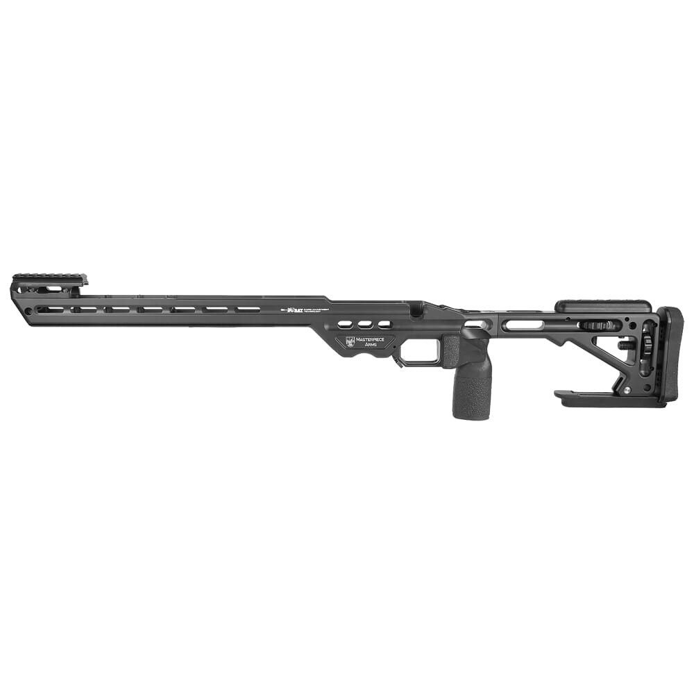 Masterpiece Arms Remington SA LH Black BA Enhanced Sniper Rifle Chassis ESRCHASSISREMSA-BLK-LH-21 - Masterpiece Arms