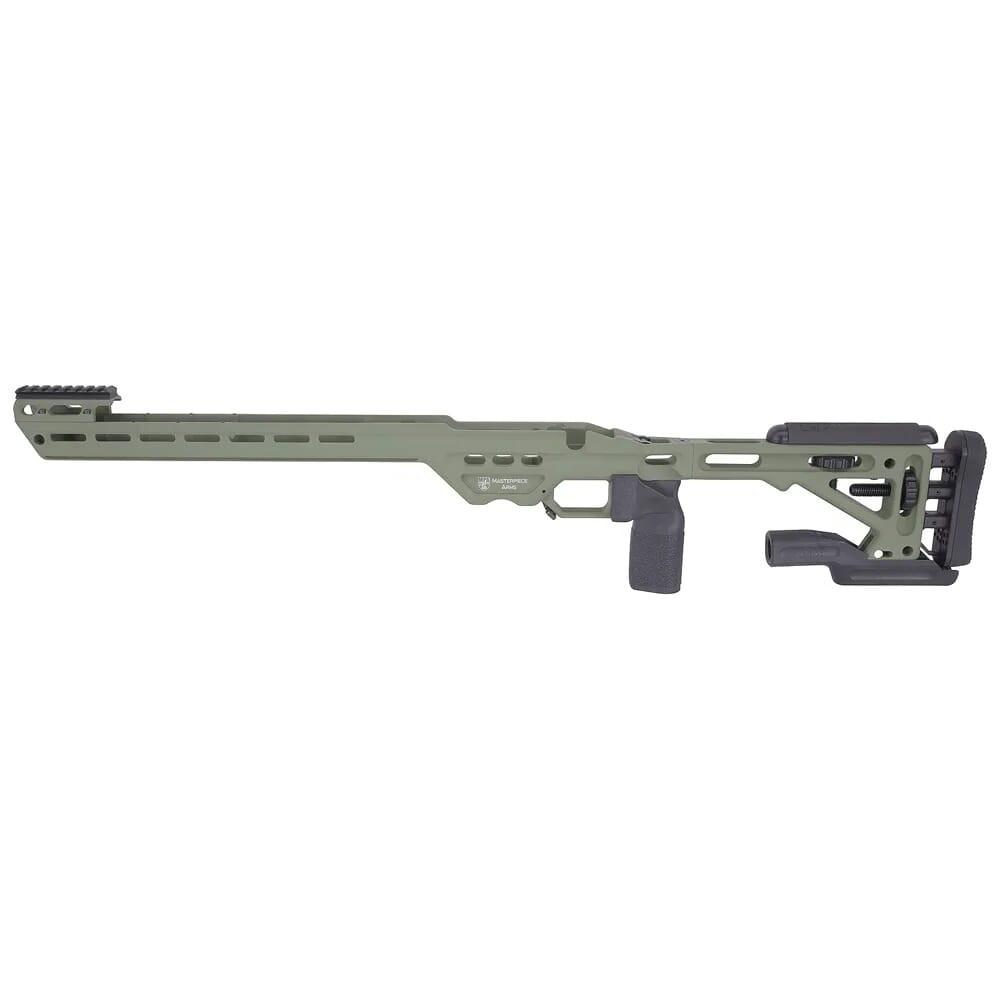 Masterpiece Arms Remington SA LH MC Green BA Enhanced Sniper Rifle Chassis ESRCHASSISREMSA-GRN-LH-21 - Masterpiece Arms