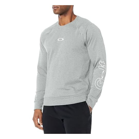 Oakley Crew Top Graphic Pkt New Granite Hthr L FOA404883-28BL in Gray - Oakley