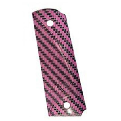 Kimber Carbon Fiber Pink/Gray Full-Size Grips 4000925 - Kimber