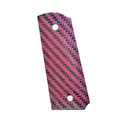 Kimber Carbon Fiber Pink/Gray Compact Grips 4000926 - Kimber