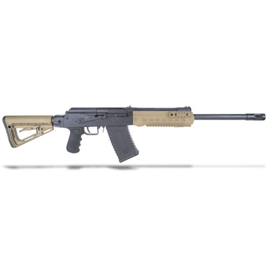 Kalashnikov USA KS-12T-FDE 12ga 3" 18" Bbl Collapsible Stock FDE Tactical Shotgun w/Muzzle Brake & (1) 10rd Mag KS-12T-FDE - Kalashnikov USA