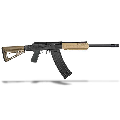Kalashnikov USA KS-12TSFSFDE 12ga 3" 18" Bbl Side Collapsible Stock FDE Shotgun w/Muzzle Brake & (1) 10rd Mag KS-12TSFSFDE - Kalashnikov USA