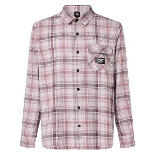 Oakley Butter Flannel Shirt Double Toadstool L FOA406104-87XL in Pink - Oakley
