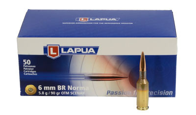 Lapua 6mm BR Norma 90gn Scenar Ammo LU4316045 - Lapua