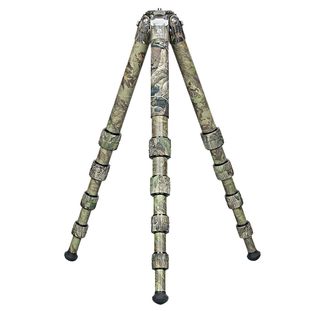 Leofoto LS Ranger Series LS-365C Full Camo Outdoor Professional Light Weight Carbon Fiber Tripod Kit LS-365C-FULL-CAMO - Leofoto