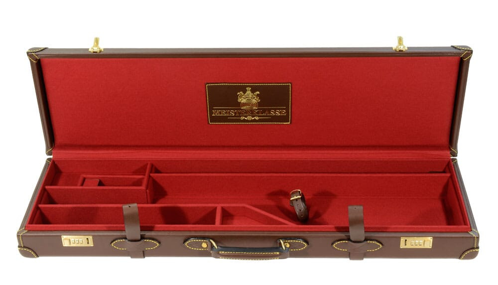 Mauser M03 Single Rifle Leather Case in Brown Leather - Mauser