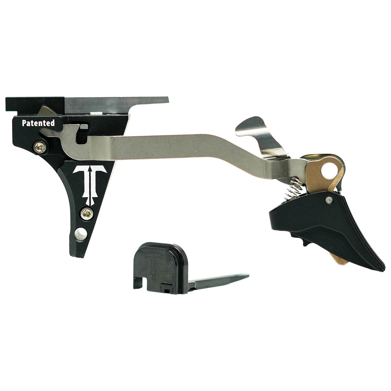 TriggerTech Glock Gen 1-5 Competitive - Black, Competitive Special, Traditional Curved G9B0-SBS-26-CIBC - TriggerTech
