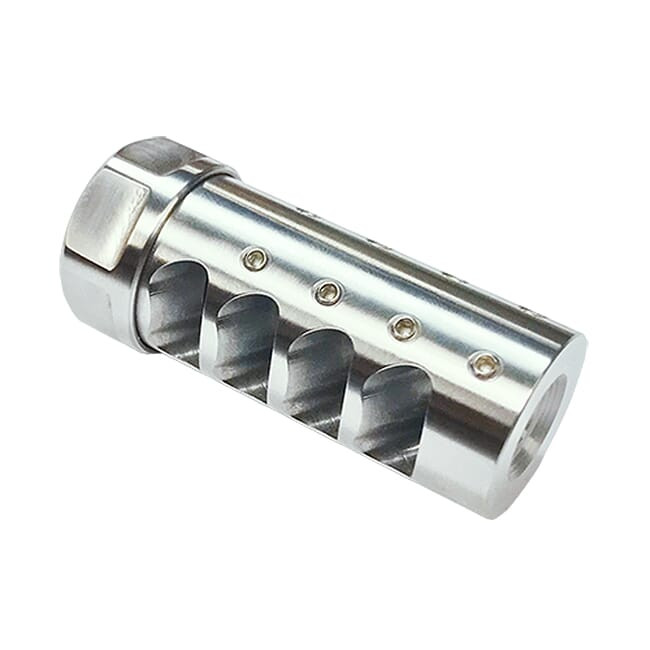American Precision Arms APA Gen 3 Little Bastard Self Timing Muzzle Brake 5/8x24 6mm Stainless Steel - American Precision Arms