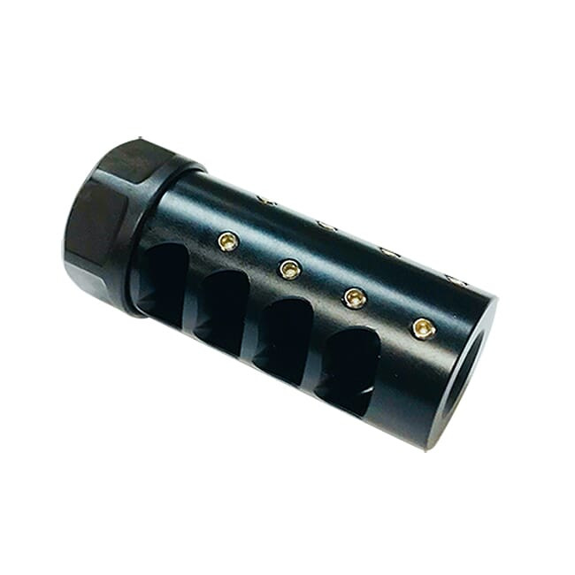 American Precision Arms APA Gen 3 Little Bastard Self Timing Muzzle Brake 5/8x24 6.5mm Black Nitrided - American Precision Arms