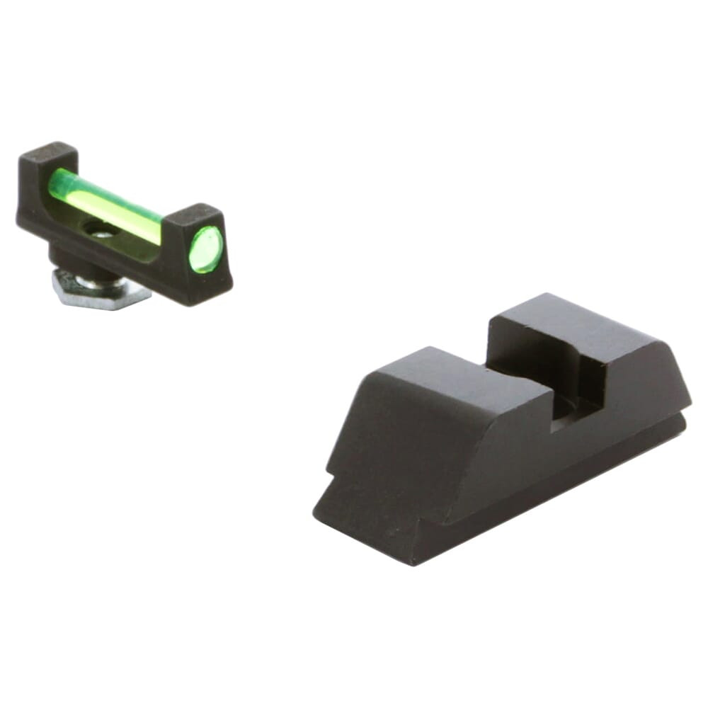 Ameriglo Green Fiber .115" Front Black Rear Sight Set for Glock 20,21,29-32,36,40,41 GFT-120 - Ameriglo