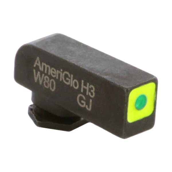 Ameriglo ProGlo Green Tritium LumiGreen Sq Outline .18"H .14"W Front Sight for Glock GL-212-180-GR-Q - Ameriglo
