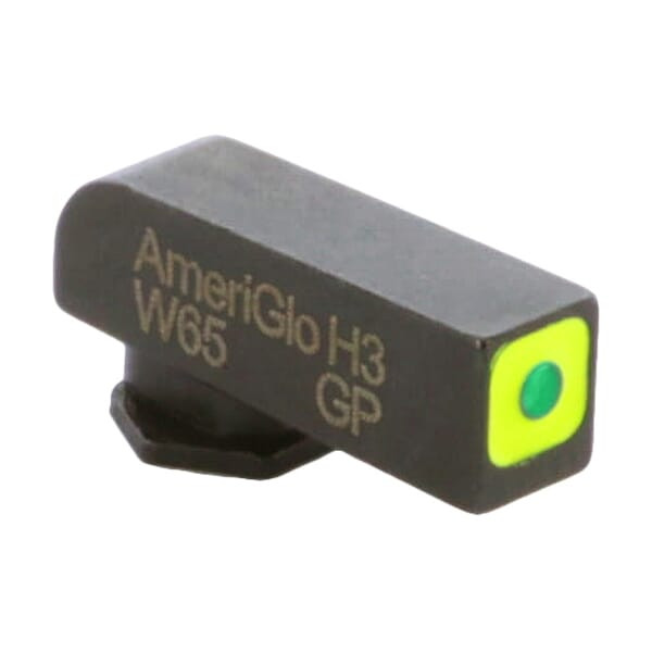Ameriglo ProGlo Green Tritium LumiGreen Sq Outline .165"H .14"W Front Sight for Glock GL-212-GR-Q - Ameriglo