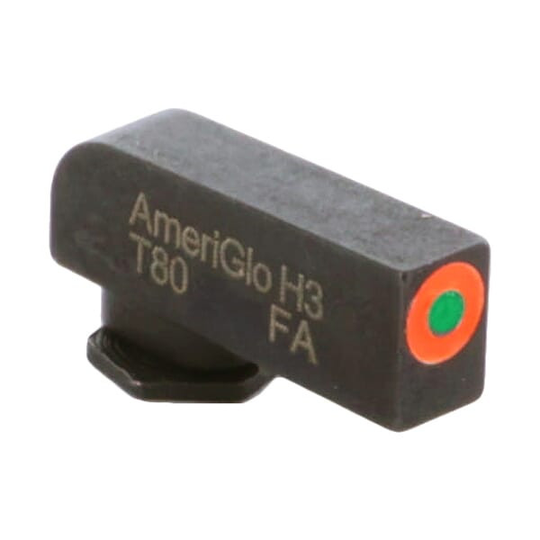 Ameriglo ProGlo Green Tritium w/Orange Outline .18"H .125"W Front Sight for Glock GL-212T-180-ORC - Ameriglo